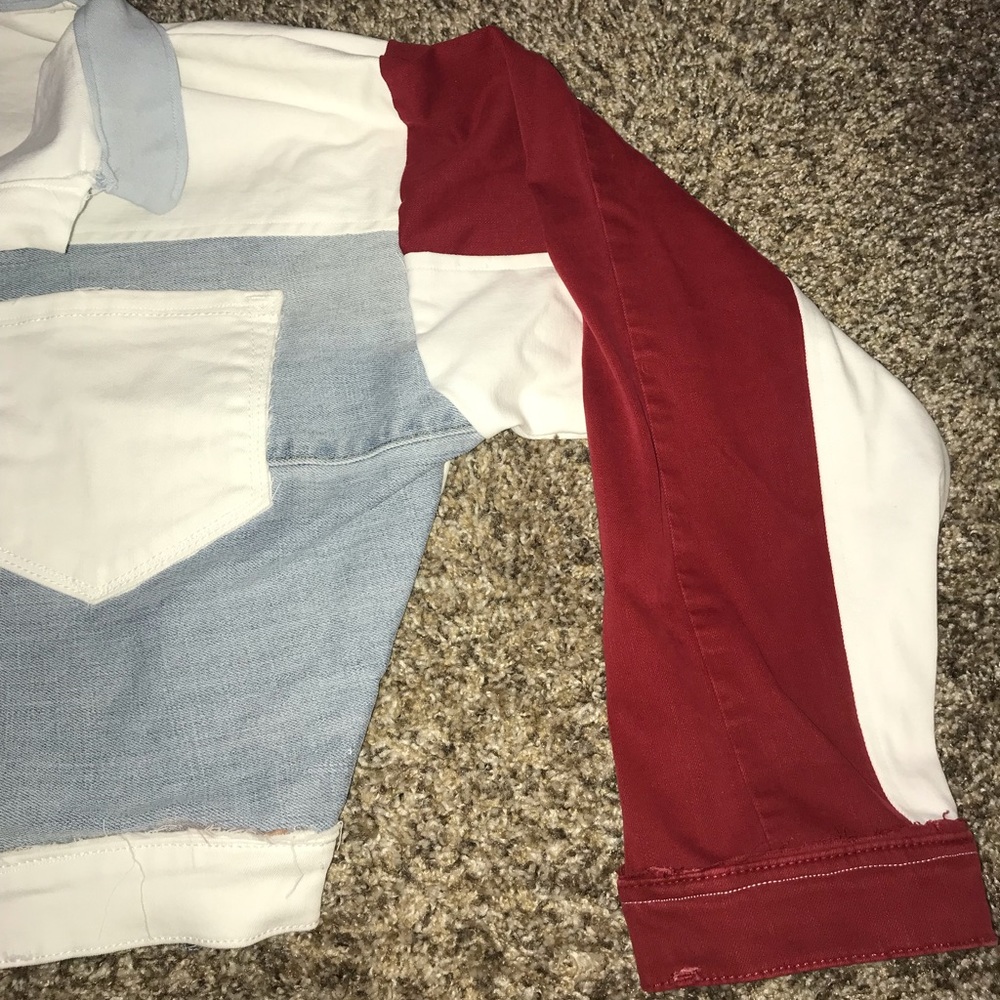 REWORK patchwork jean jacket - Picture 7 of 11